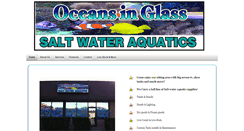 Desktop Screenshot of oceansinglassaquatics.com
